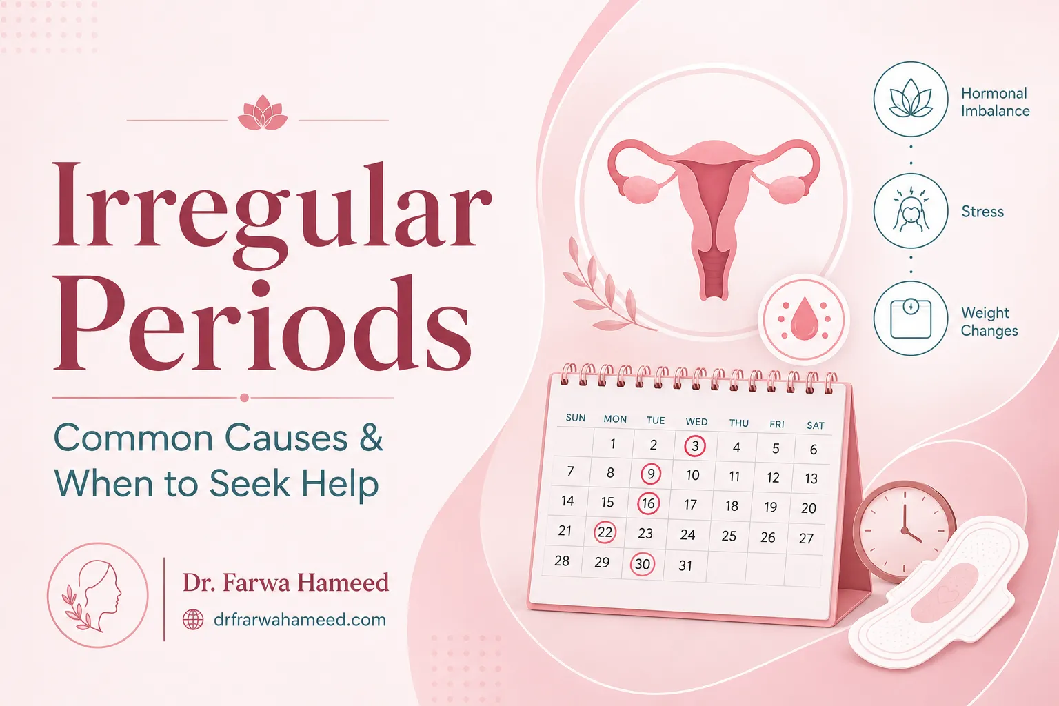 Irregular periods: common causes and when to seek help