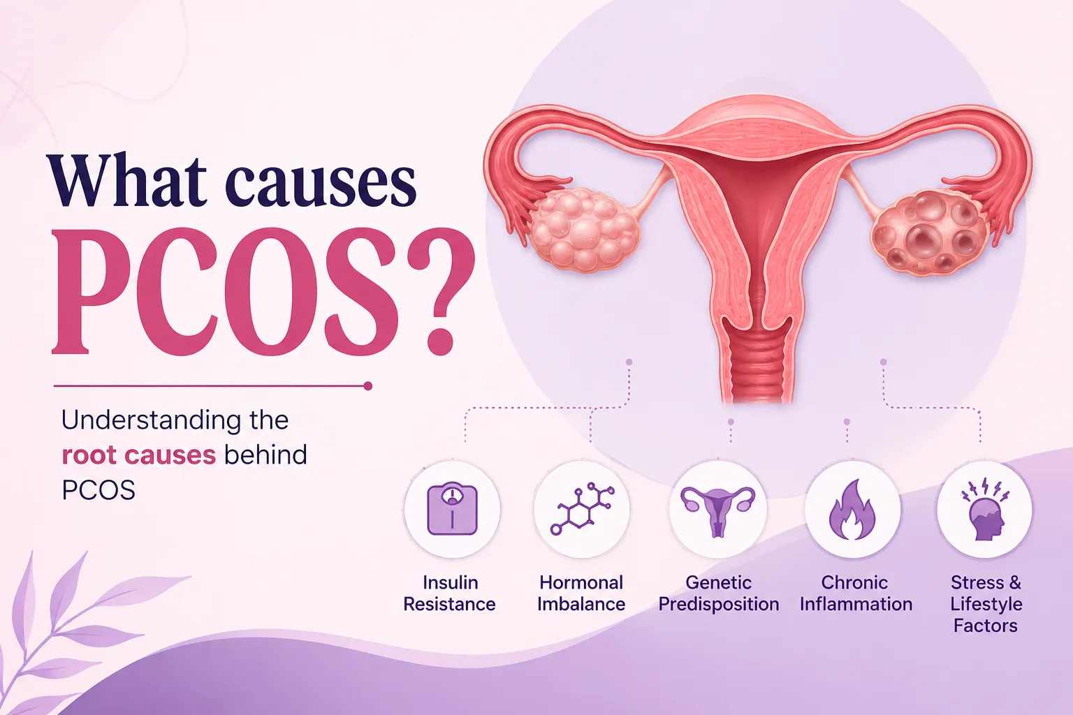 What causes PCOS?